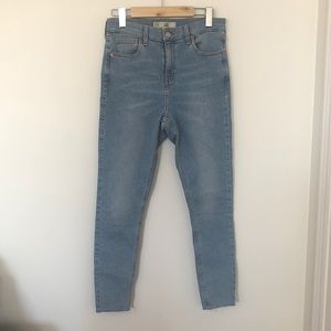 *Like new* Topshop Jamie Jean Highwaisted Stretch Lightwash